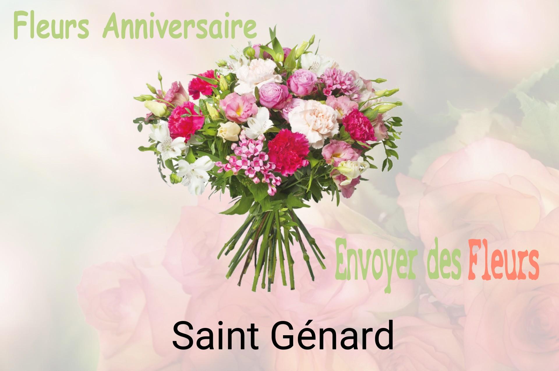 Bouquet de fleurs d’anniversaire livré à Saint-Génard